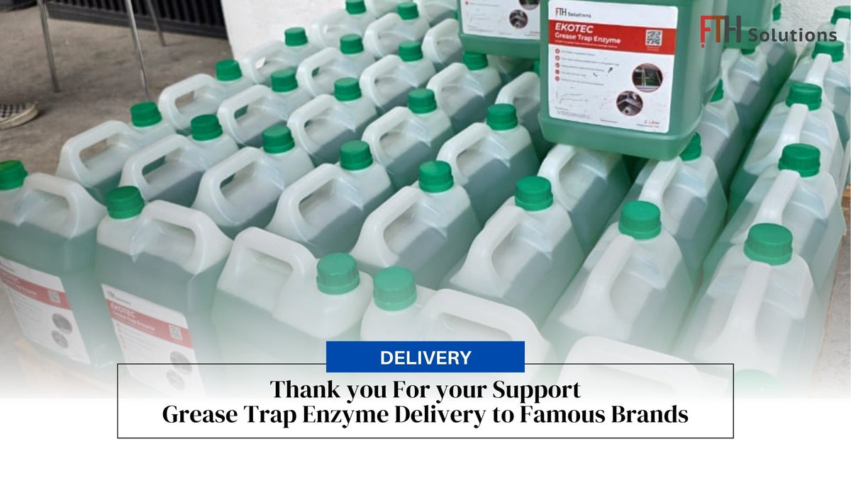 🇬🇧 Trusted by Leading Brands — Thank You for Choosing EKOTEC Grease Trap Enzyme!