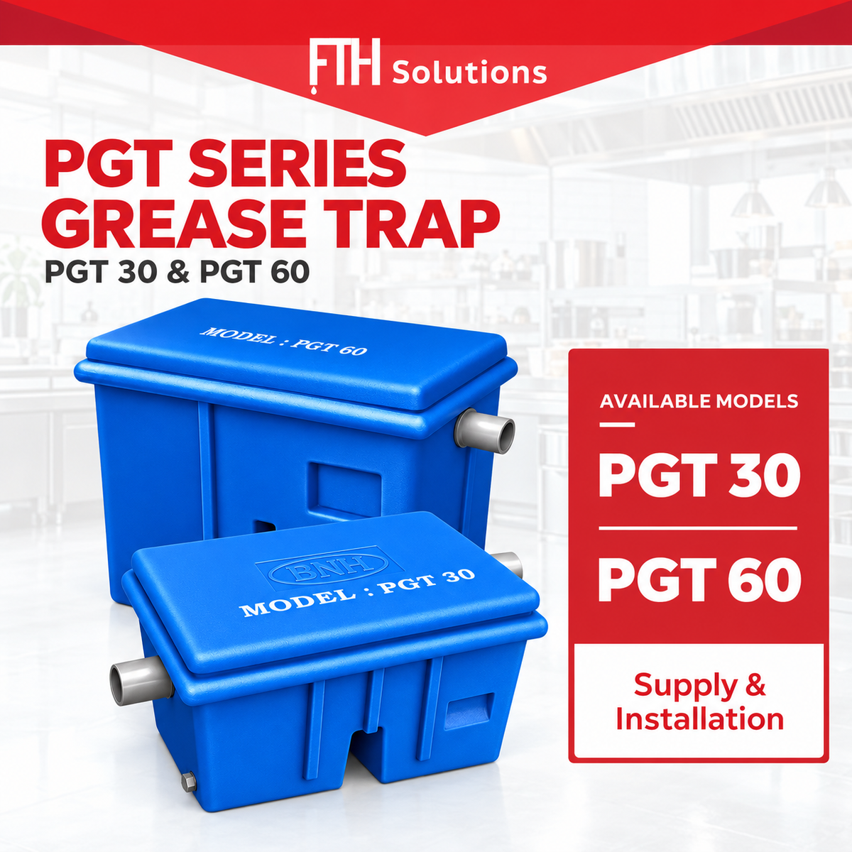 PGT Series Grease Trap